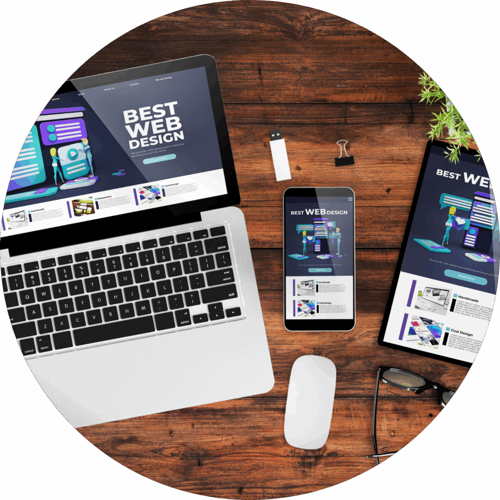 Image of laptop, mobile, and tablet